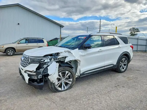 1FM5K8HC8LGB75133 — 2020 Ford Explorer, Передняя часть (Front End), фото до ремонта