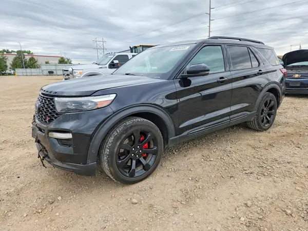 1FM5K8GC3LGB55129 — 2020 Ford Explorer, Передняя часть (Front End), фото до ремонта