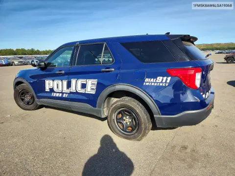 2020 Ford Explorer Police Interceptor VIN 1FM5K8AW6LGA19368 фото 2