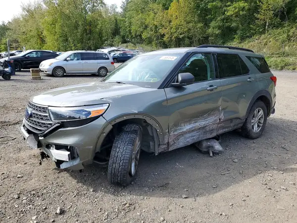 1FMSK8DH1LGC39775 — 2020 Ford Explorer, Передняя часть (Front End), фото до ремонта