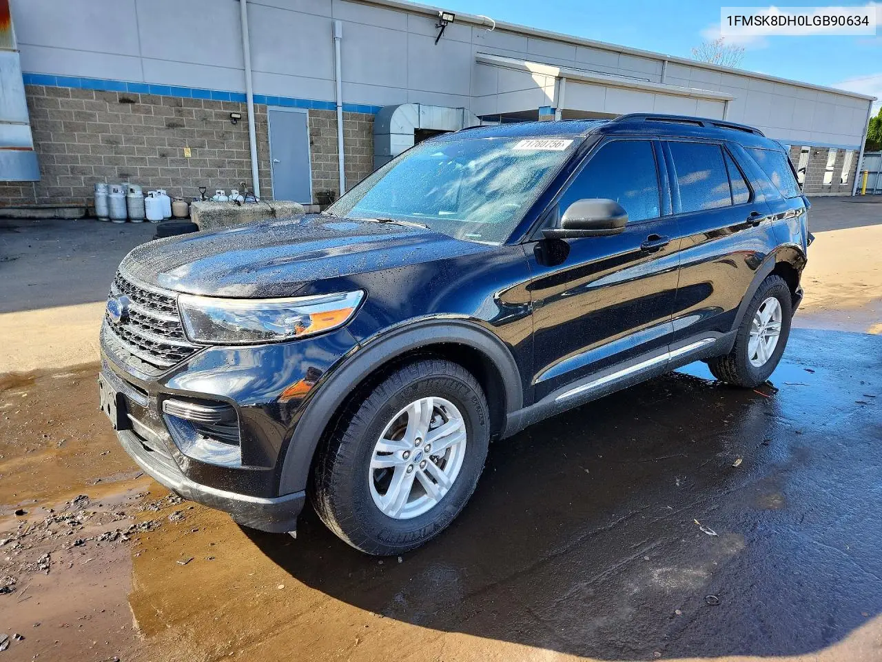 1FMSK8DH0LGB90634 Ford Explorer 2020 — повреждение Задняя часть, фото до ремонта