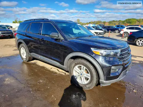 1FMSK8DH0LGB90634 — 2020 Ford Explorer, фото 4 с аукциона Copart, Задняя часть
