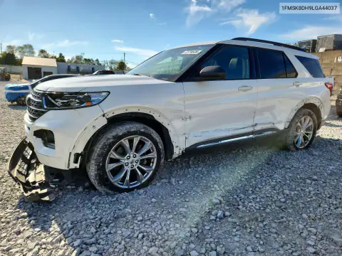 1FMSK8DH9LGA44037 — 2020 Ford Explorer, Передняя часть, фото до ремонта