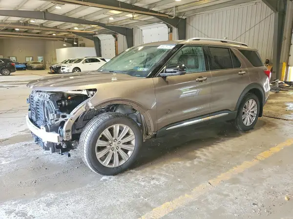 1FM5K8LC3MGC11867 — 2021 Ford Explorer, Передняя часть (Front End), фото до ремонта