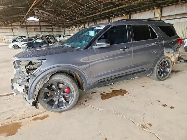 1FM5K8GC5MGA24608 — 2021 Ford Explorer, Передняя часть (Front End), фото до ремонта