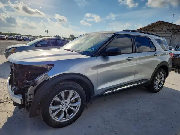 1FMSK7DH4MGC04644 — 2021 Ford Explorer, Передняя часть (Front End), фото до ремонта