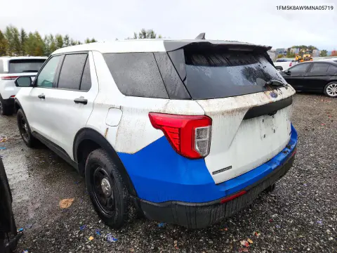 2021 Ford Explorer Police Interceptor VIN 1FM5K8AW9MNA05719 фото 2