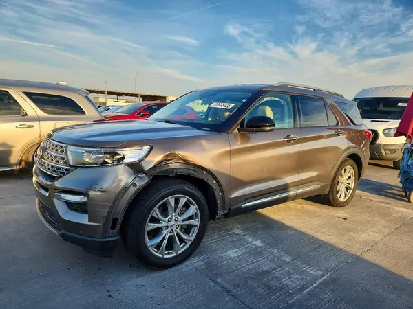 1FMSK7FH0MGB83840 — 2021 Ford Explorer, Боковая часть (Side), фото до ремонта