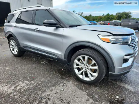 2021 Ford Explorer Platinum VIN 1FM5K8HC3MGA92212 фото 4