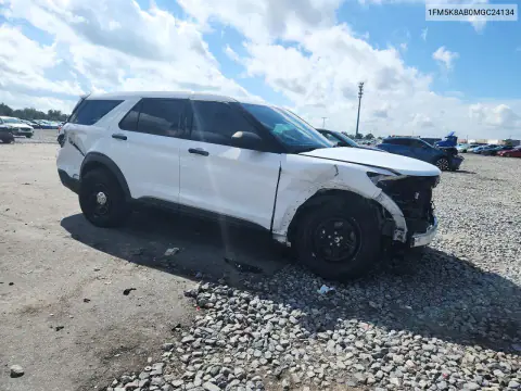 2021 Ford Explorer Police Interceptor VIN 1FM5K8AB0MGC24134 фото 4