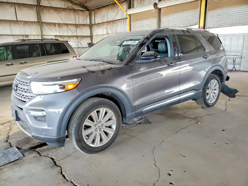 1FM5K8FWXMNA11375 Ford Explorer 2021 — повреждение Задняя часть, фото до ремонта