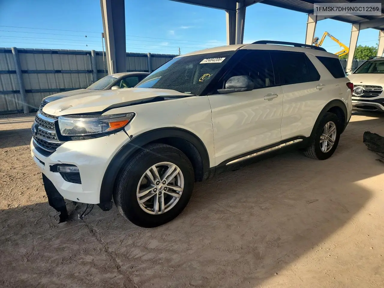 2022 Ford Explorer Xlt VIN 1FMSK7DH9NGC12269 фото 1