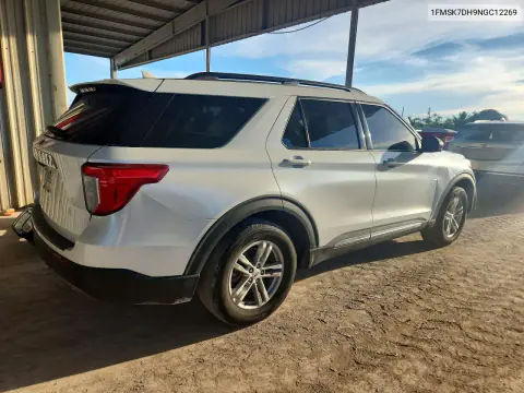 2022 Ford Explorer Xlt VIN 1FMSK7DH9NGC12269 фото 3