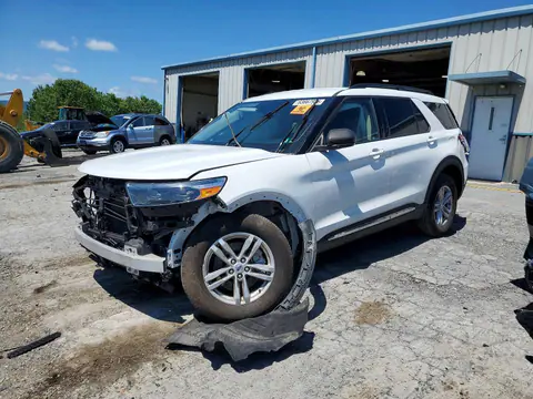 1FMSK8DH5PGA18816 — 2023 Ford Explorer, Передняя часть (Front End), фото до ремонта