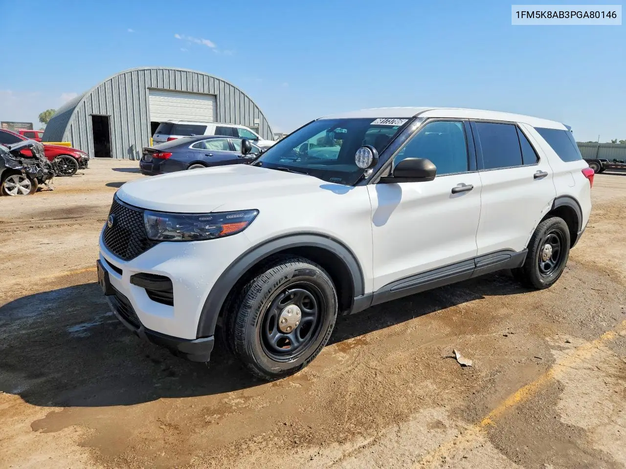 1FM5K8AB3PGA80146 Ford Explorer 2023 — повреждение Подтопление, фото до ремонта