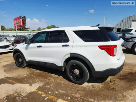 1FM5K8AB3PGA80146 — 2023 Ford Explorer, фото 2 с аукциона Copart 14.10.2026, Подтопление