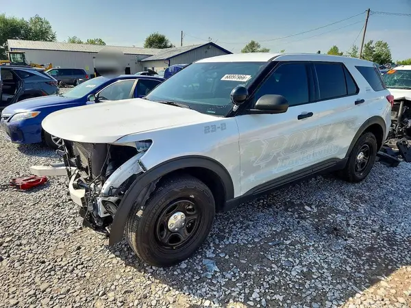 1FM5K8AB1PGB55958 — 2023 Ford Explorer, Передняя часть (Front End), фото до ремонта