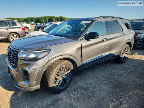 1FMWK8GC9SGD02573 — 2025 Ford Explorer, Повреждения со всех сторон, фото до ремонта