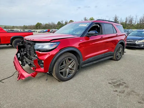 1FMUK8KH2SGB54325 — 2025 Ford Explorer, Передняя часть (Front End), фото до ремонта
