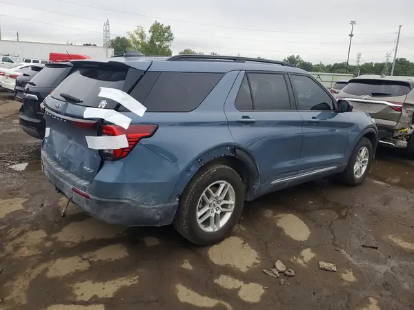 1FMUK8DH4SGD08675 — 2025 Ford Explorer, фото 3 с аукциона Copart, Задняя часть