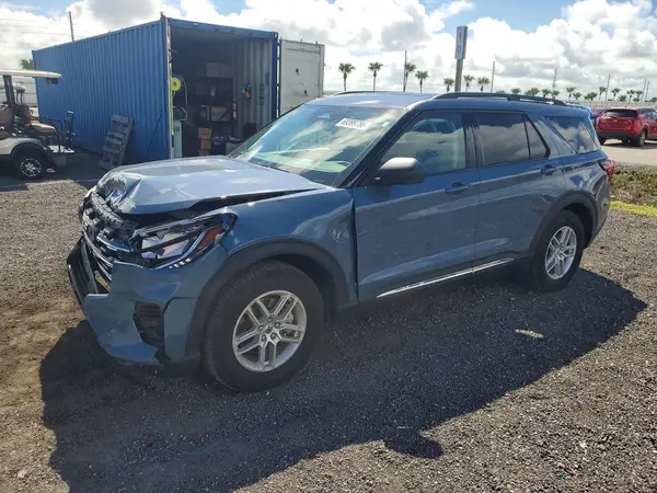 1FMUK7DHXSGC85512 — 2025 Ford Explorer, Передняя часть (Front End), фото до ремонта