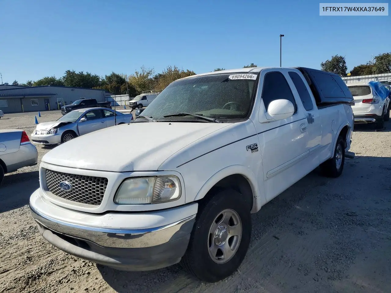1999 Ford F150 VIN 1FTRX17W4XKA37649 фото 1