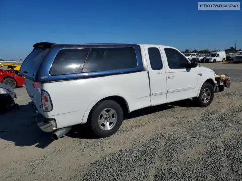 1999 Ford F150 VIN 1FTRX17W4XKA37649 фото 3
