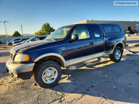1FTRX08L6YKA81250 — 2000 Ford F-150, Град, фото до ремонта