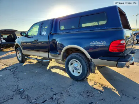 2000 Ford F-150 VIN 1FTRX08L6YKA81250 фото 2