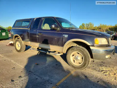 2000 Ford F-150 VIN 1FTRX08L6YKA81250 фото 4