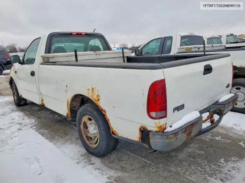 2002 Ford F150 VIN 1FTRF17202NB99110 фото 2
