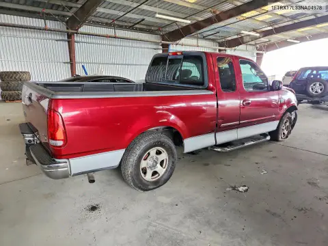 2003 Ford F150 VIN 1FTRX17L33NA04978 фото 3