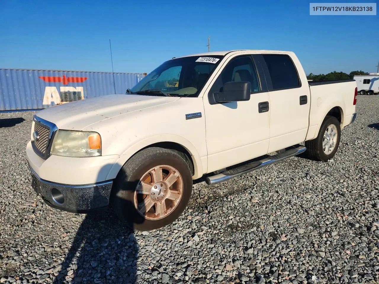1FTPW12V18KB23138 Ford F-150 2008 — повреждение Передняя часть, фото до ремонта