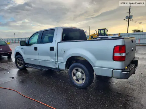 2008 Ford F150 Supercrew VIN 1FTRW12W98FC01305 фото 2