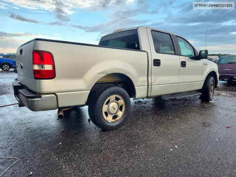 2008 Ford F150 Supercrew VIN 1FTRW12W98FC01305 фото 3
