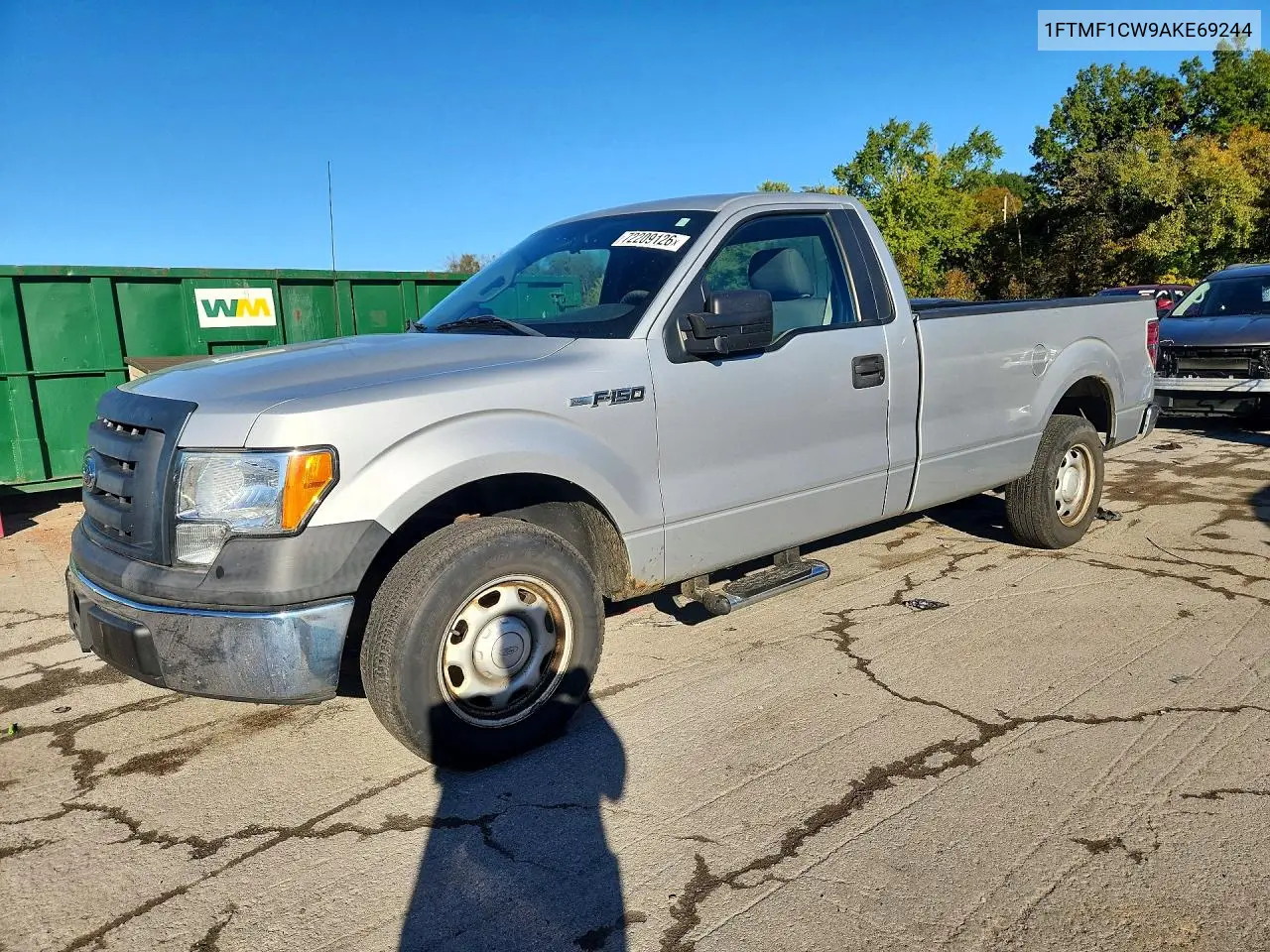 2010 Ford F150 VIN 1FTMF1CW9AKE69244 фото 1