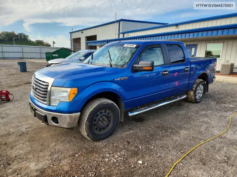 1FTFW1EV5AKE70551 — 2010 Ford F-150, Механические повреждения, фото до ремонта