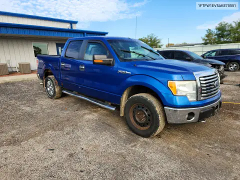 2010 Ford F150 Supercrew VIN 1FTFW1EV5AKE70551 фото 4
