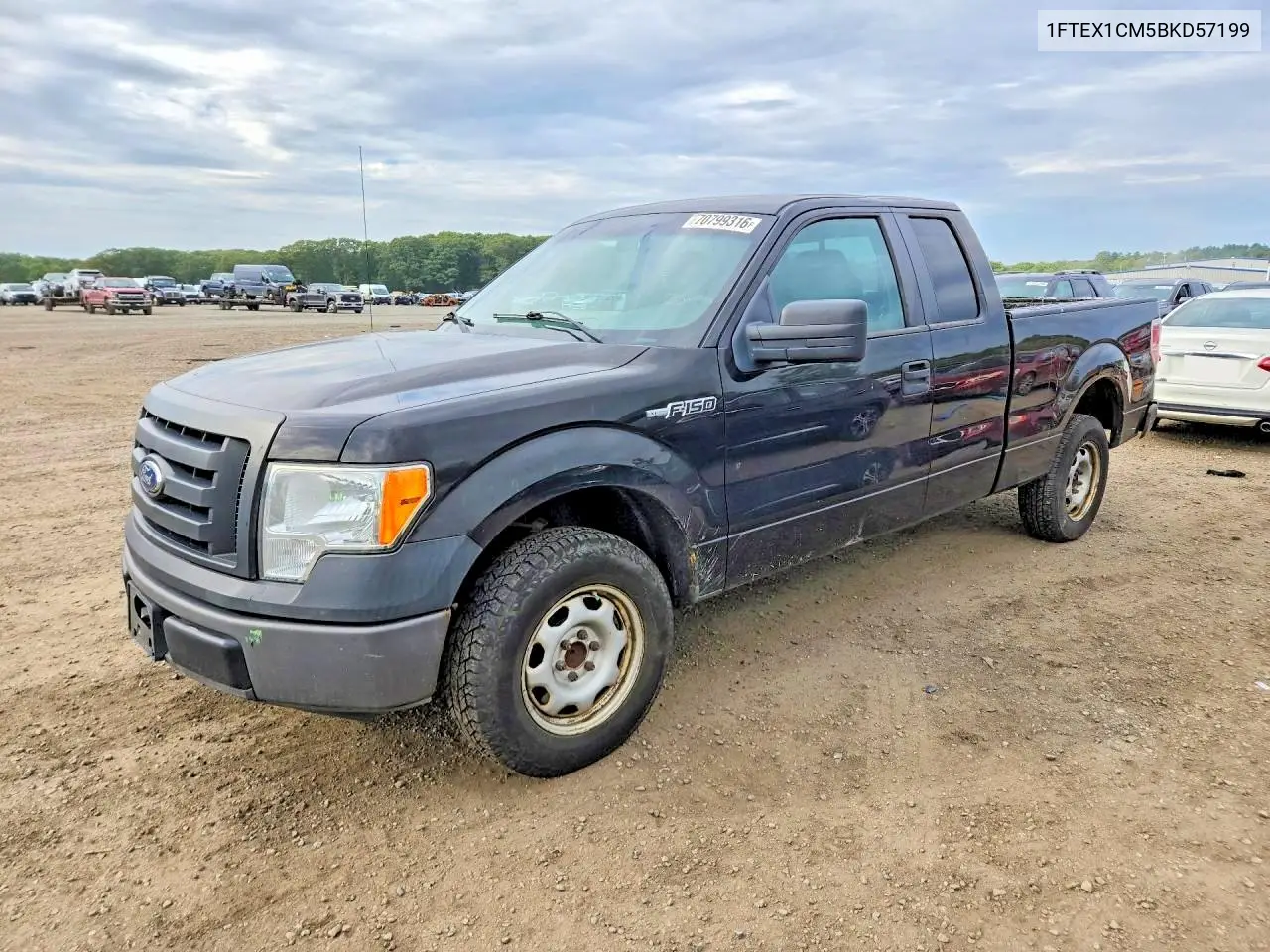 2011 Ford F150 Super Cab VIN 1FTEX1CM5BKD57199 фото 1