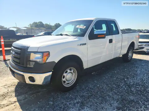 1FTFX1CF5BKD52543 — 2011 Ford F-150, Задняя часть, фото до ремонта
