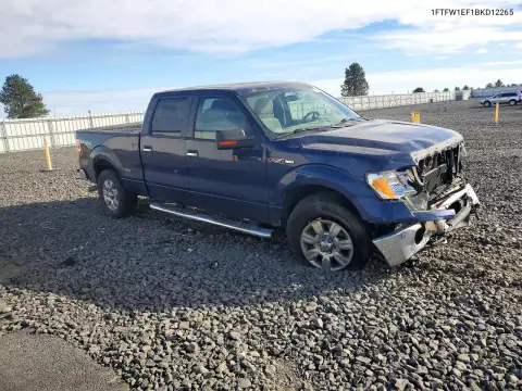 1FTFW1EF1BKD12265 — 2011 Ford F-150, Передняя часть, фото до ремонта