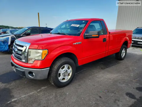 1FTMF1CM4CKE14394 — 2012 Ford F-150, Передняя часть, фото до ремонта