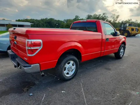 2012 Ford F-150 VIN 1FTMF1CM4CKE14394 фото 3