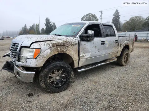 1FTFW1ET0CFA14709 — 2012 Ford F-150, Передняя часть, фото до ремонта