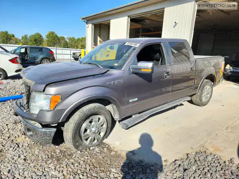 1FTFW1CT1CKD15578 — 2012 Ford F-150, Передняя часть, фото до ремонта