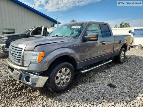 1FTEX1CM4CKD09405 — 2012 Ford F-150, Передняя часть, фото до ремонта