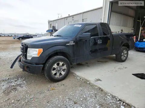 1FTFX1EF9CFB25136 — 2012 Ford F-150, Передняя часть, фото до ремонта