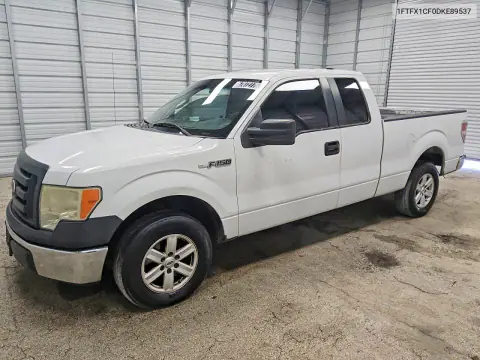 1FTFX1CF0DKE89537 — 2013 Ford F-150, Мелкие вмятины и царапины, фото до ремонта