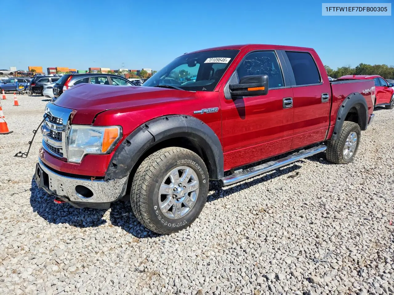 2013 Ford F150 Supercrew VIN 1FTFW1EF7DFB00305 фото 1