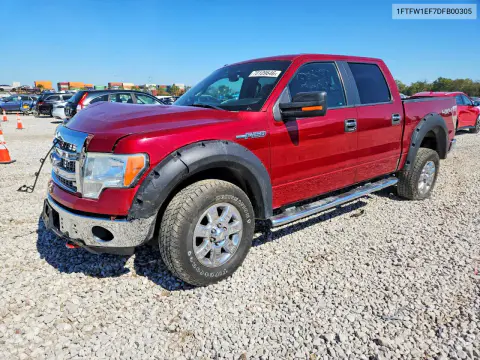 1FTFW1EF7DFB00305 — 2013 Ford F-150, Передняя часть, фото до ремонта